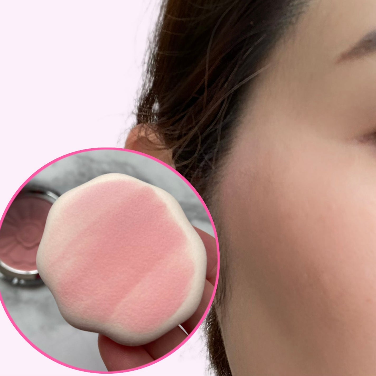 ジルスチュアート パステルペタル ブラッシュ/JILL STUART/パウダーチークを使ったクチコミ(2枚目)