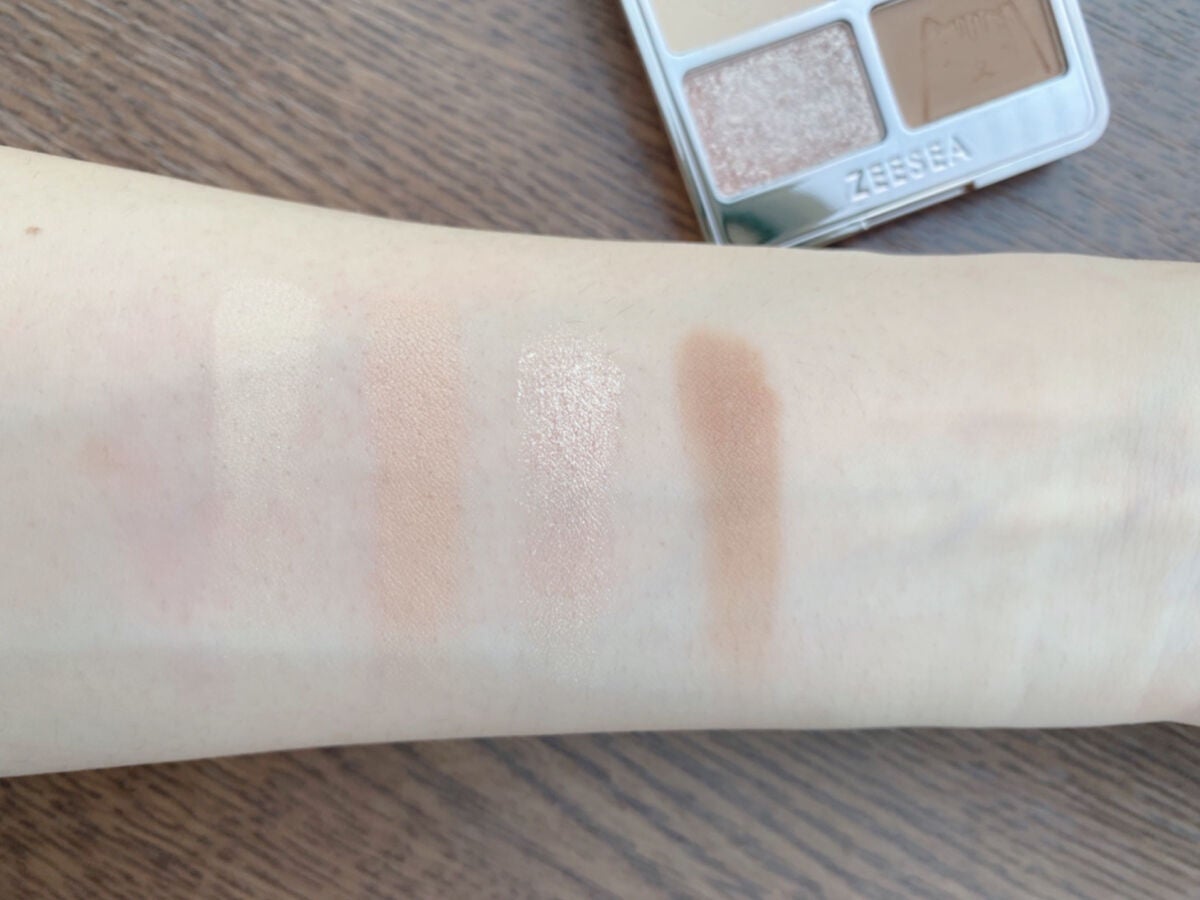 アニマルアイシャドウ(4シェード)/ZEESEA/アイシャドウパレットを使ったクチコミ(5枚目)