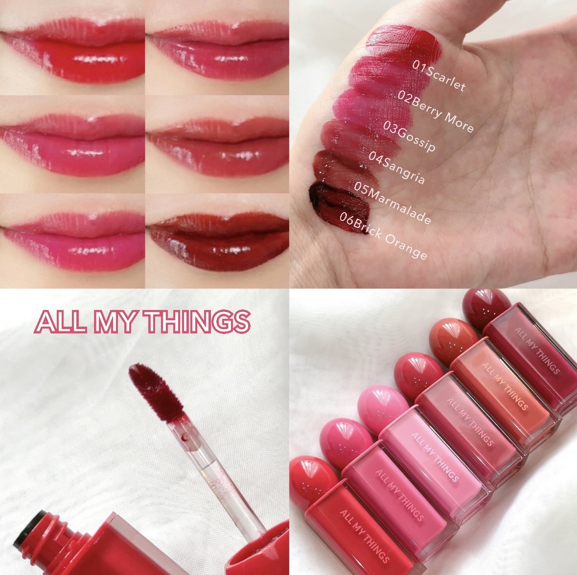 オールマイシングス リップスティッカーティント/all my things/リップティントを使ったクチコミ（1枚目）