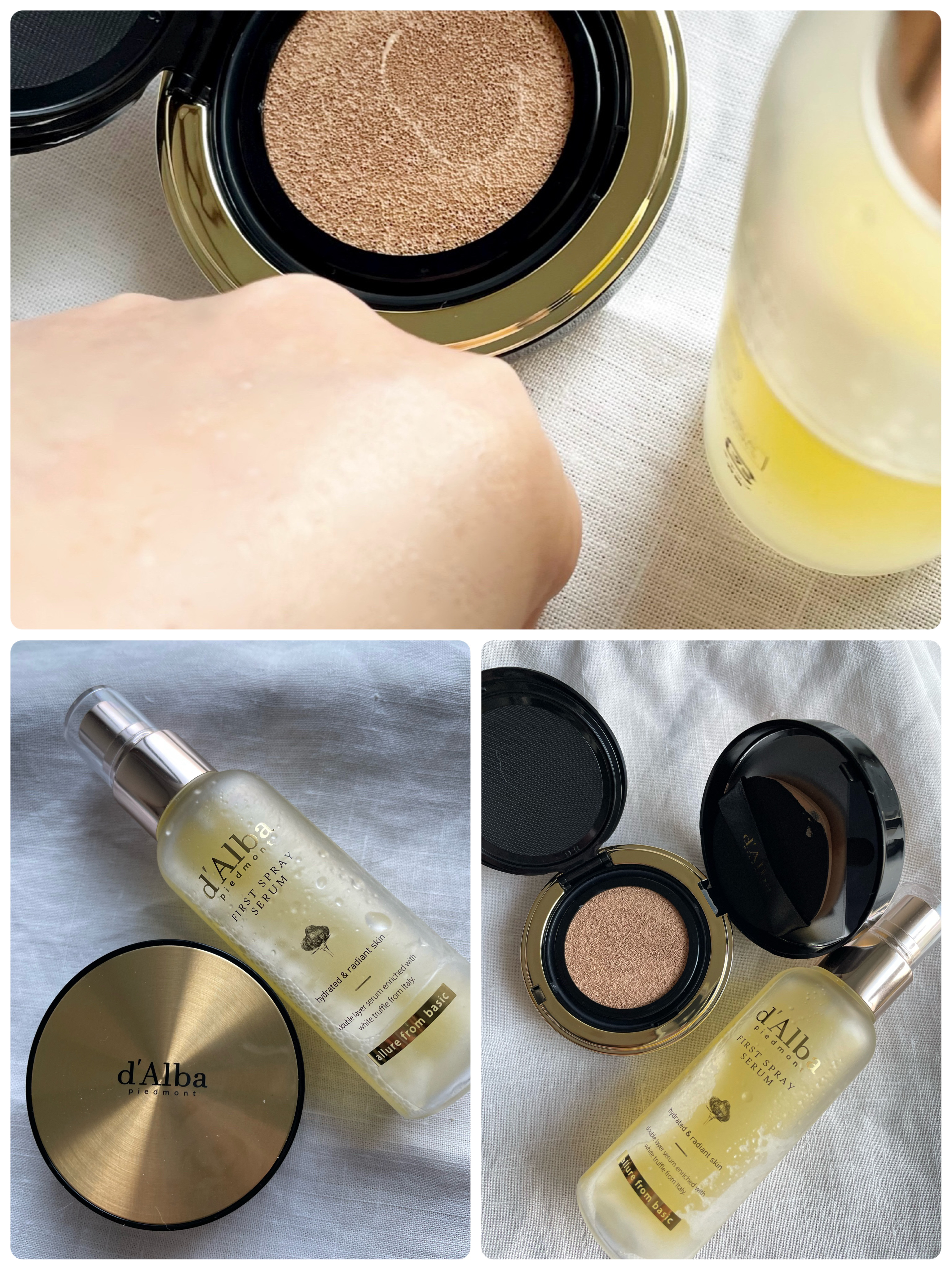 ダルバ ホワイトトリュフファーストスプレーセラム/ダルバ/ミスト状化粧水を使ったクチコミ（1枚目）