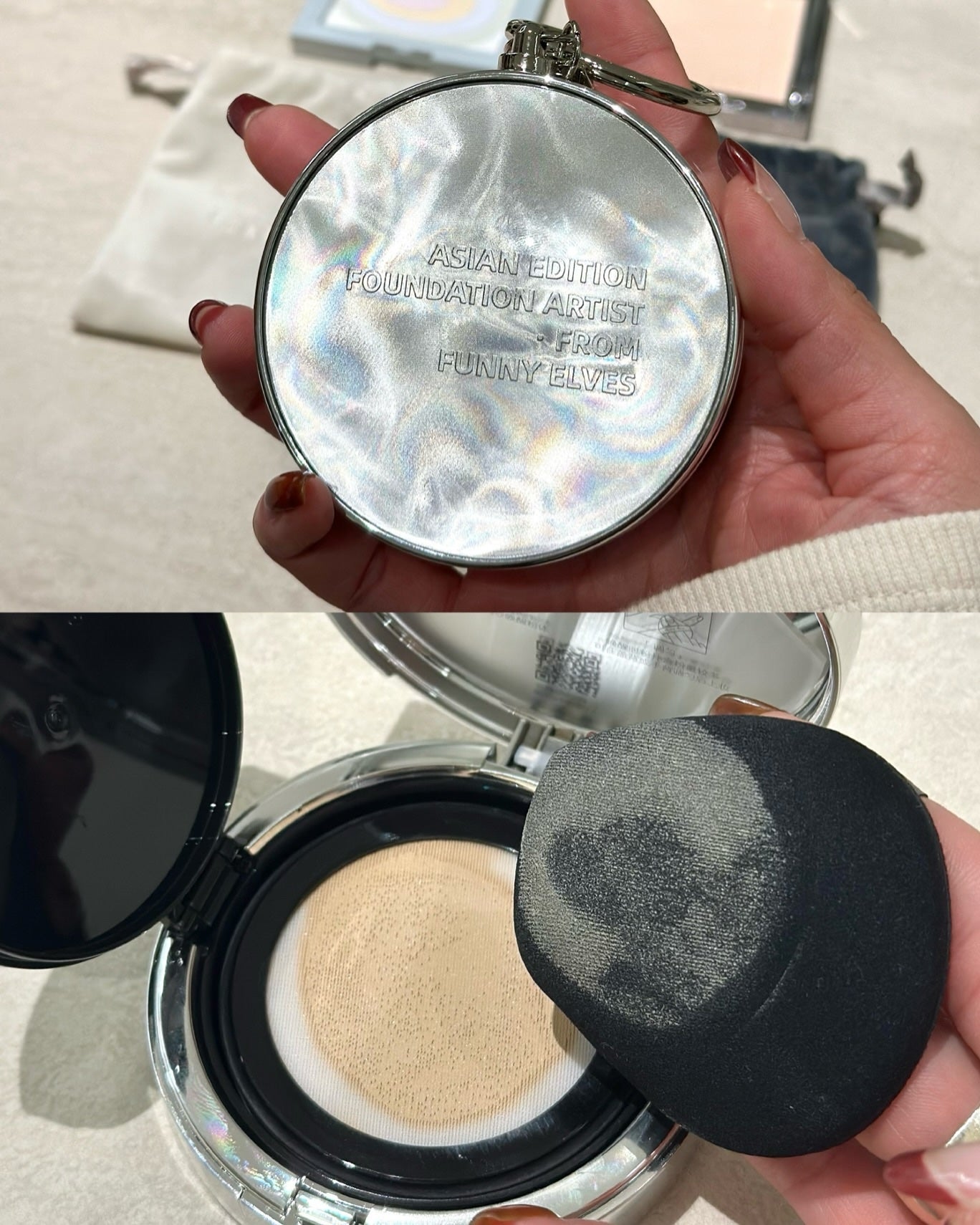 ソフトマットプレストパウダー/FUNNY ELVES方里/プレストパウダーを使ったクチコミ(2枚目)