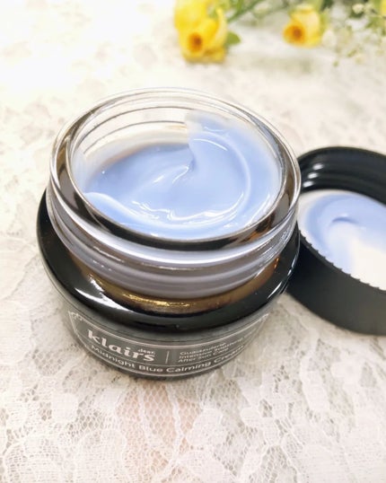 ミッドナイトブルーカーミングクリーム/Klairs/フェイスクリームを使ったクチコミ(2枚目)