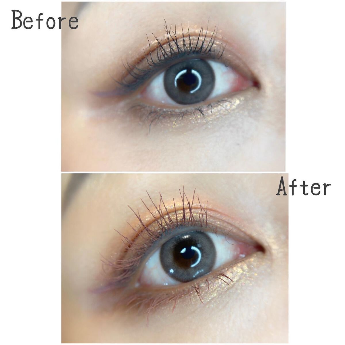 パーフェクトエクステンション マスカラ for カール/D-UP/マスカラを使ったクチコミ（3枚目）