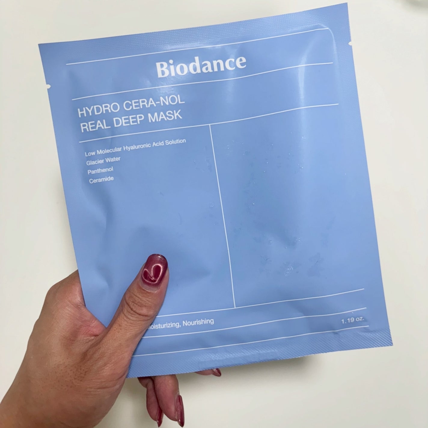 ハイドロセラノールリアルディープマスク/Biodance/シートマスク・パックを使ったクチコミ(3枚目)