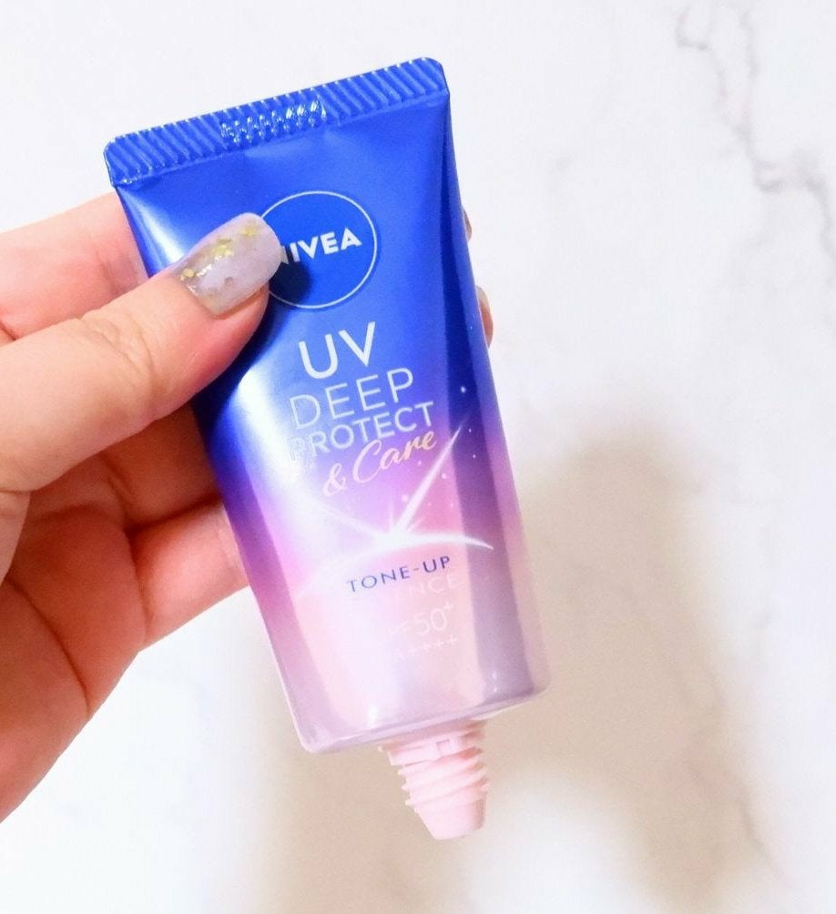 ニベアUV ディープ プロテクト&ケア トーンアップ エッセンス/ニベア/日焼け止めローションを使ったクチコミ(1枚目)