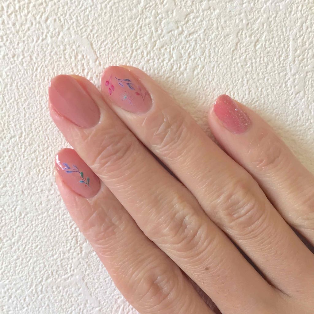 マイメロ ネイル/DAISO/マニキュアを使ったクチコミ（2枚目）