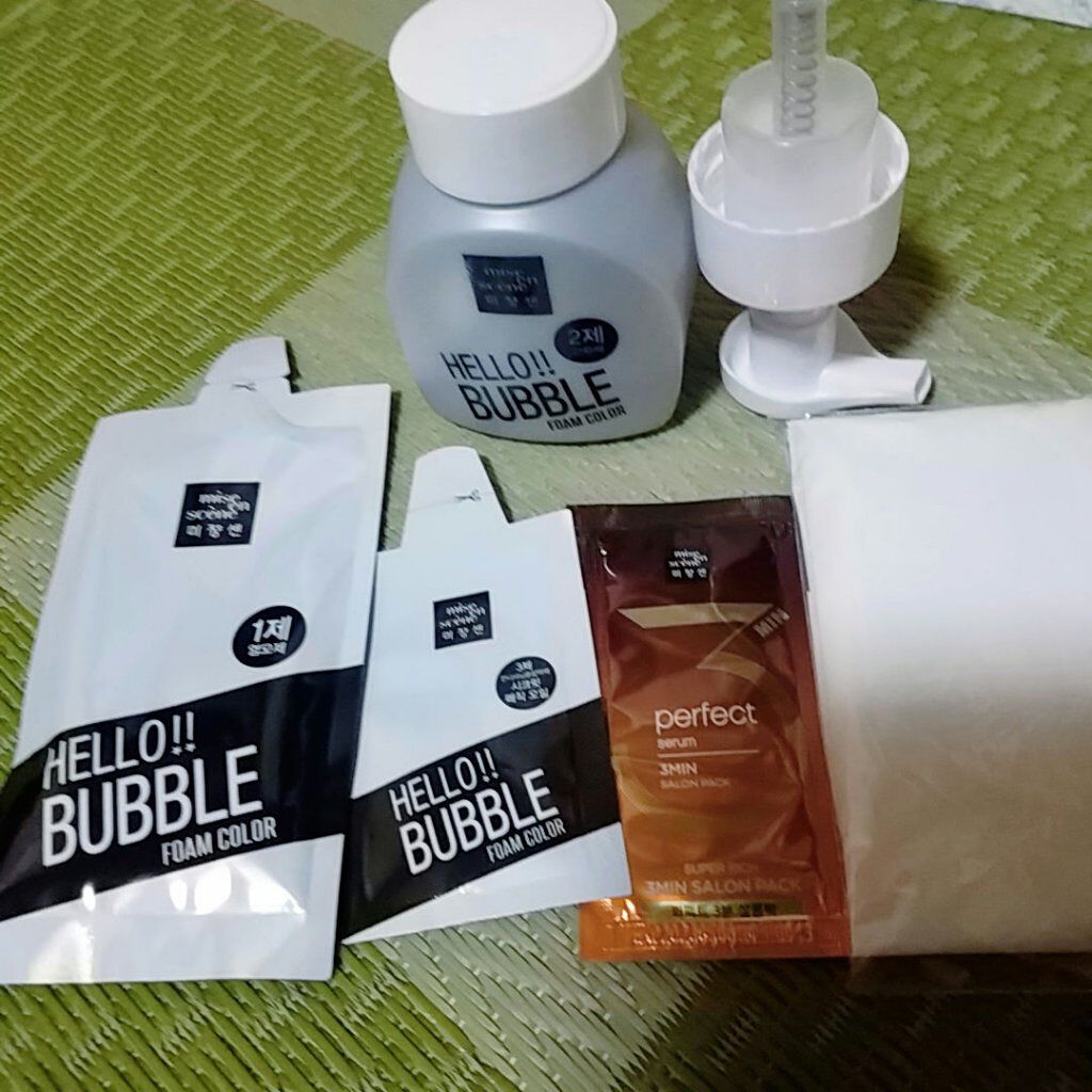 Hello Bubble Foam Color/miseenscene/ヘアカラーを使ったクチコミ(2枚目)