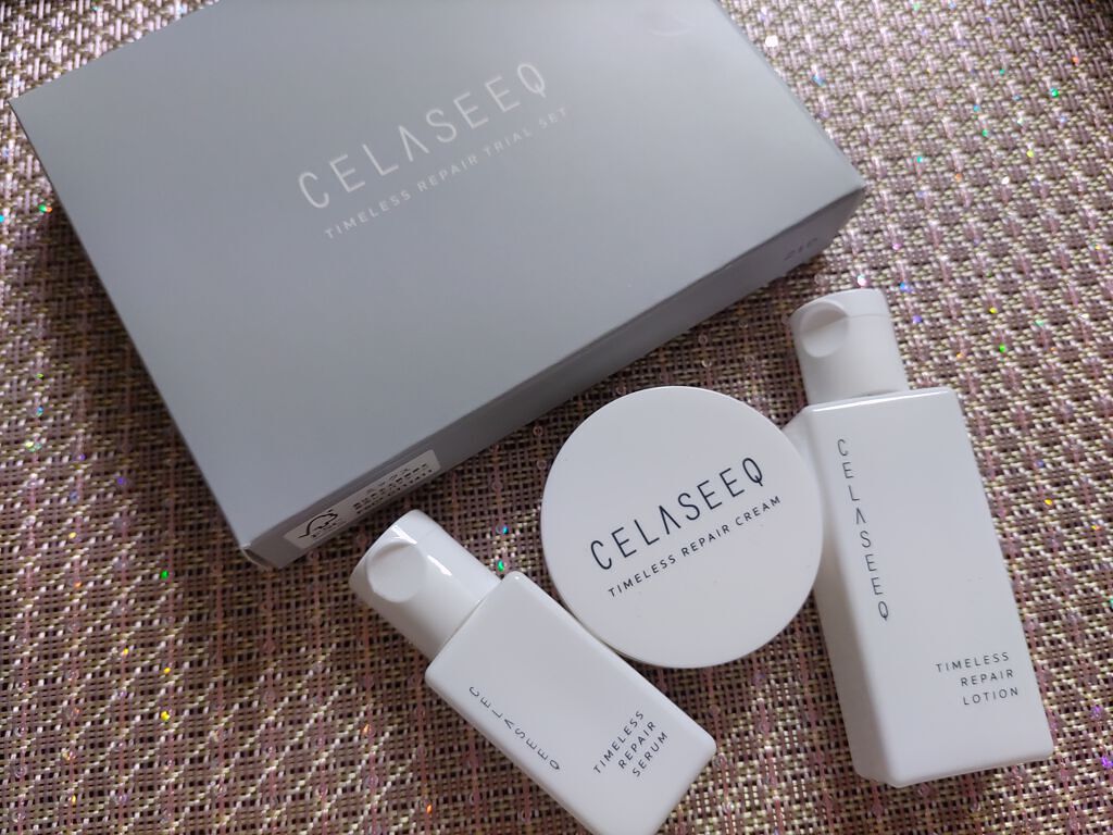 タイムレスリペア 未来肌おためしセット/CELASEEQ/スキンケアキットを使ったクチコミ（1枚目）