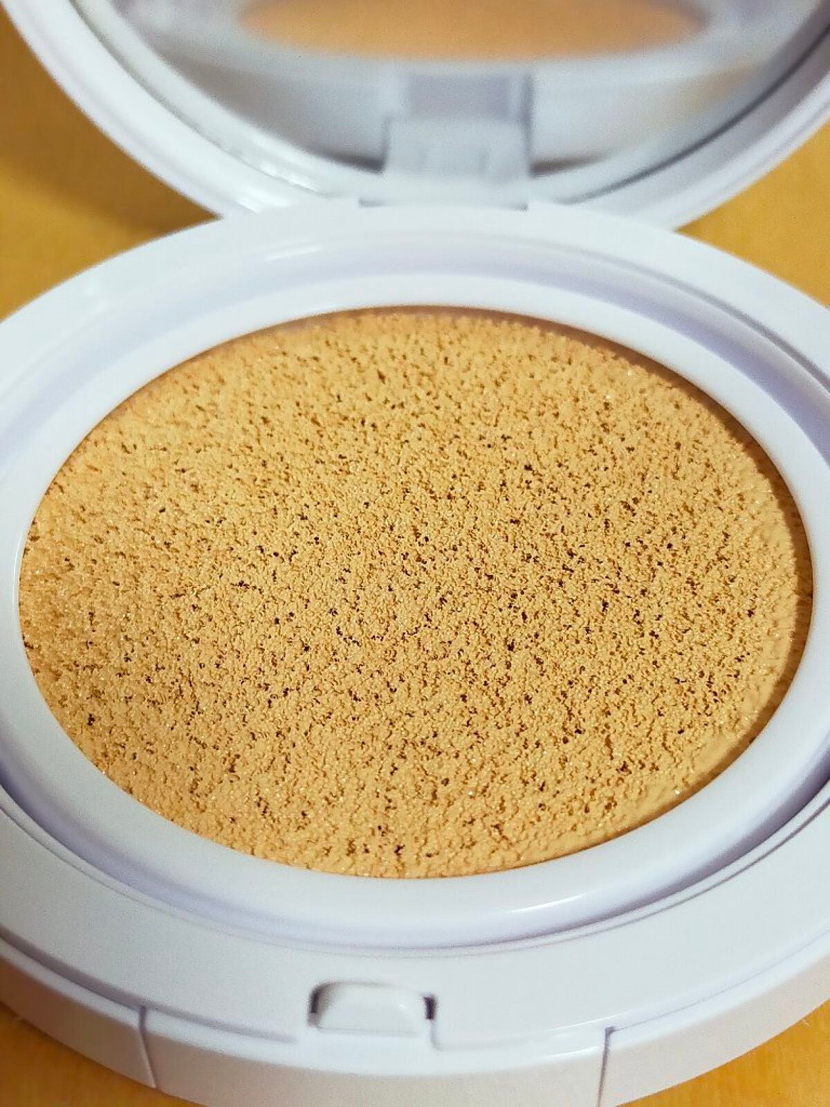 グリーンダーママイルドシカセラムカバークッション/ネイチャーリパブリック/クッションファンデーションを使ったクチコミ(2枚目)