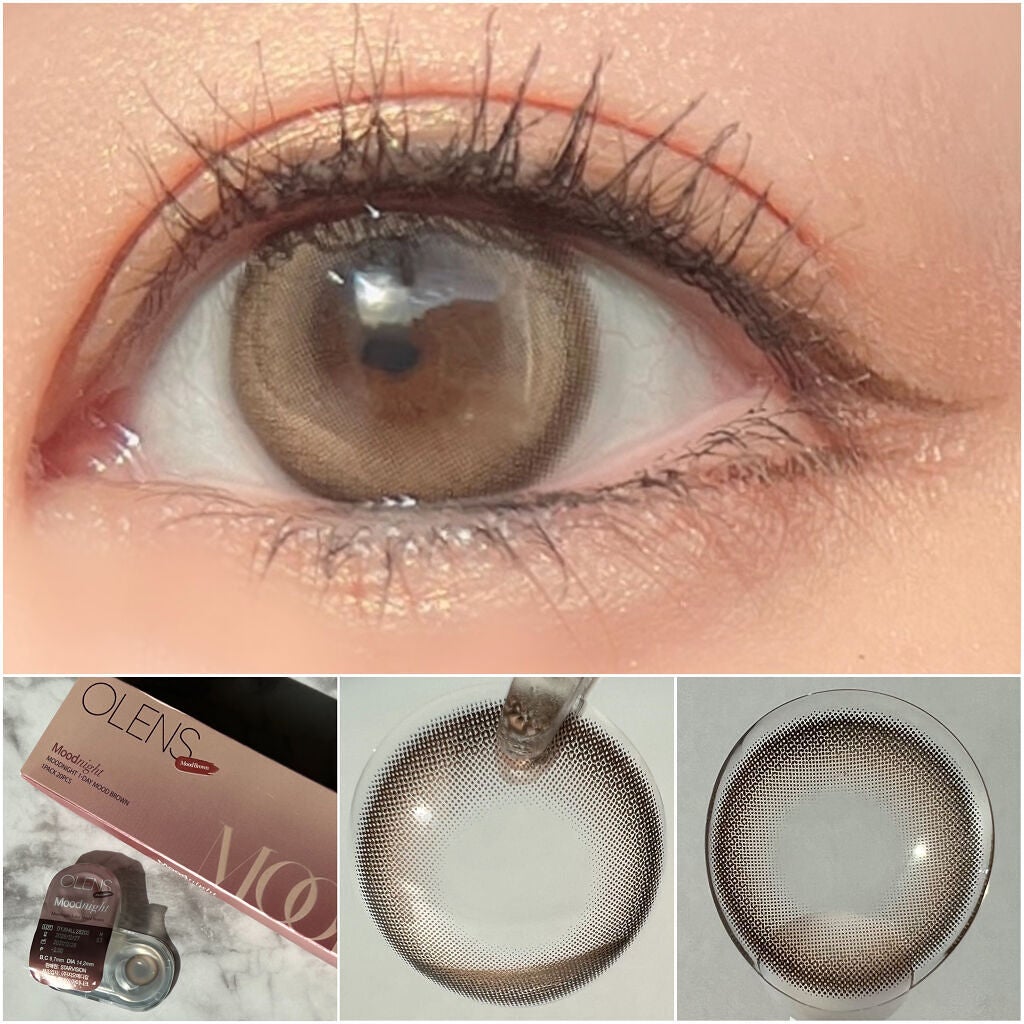 Moodnight 1Month/OLENS/カラーコンタクトレンズを使ったクチコミ(6枚目)