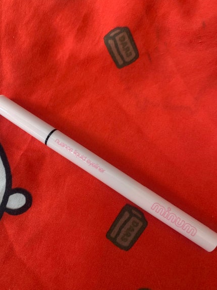 ニュアンスリキッドアイライナー 01 ピュアブラック/minum/リキッドアイライナーを使ったクチコミ(1枚目)