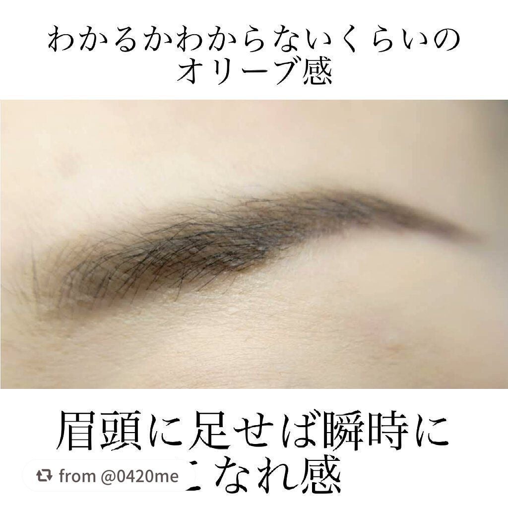 アイブロー パウダー/ちふれ/パウダーアイブロウを使ったクチコミ(3枚目)