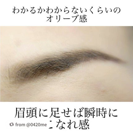 アイブロー パウダー/ちふれ/パウダーアイブロウを使ったクチコミ(3枚目)