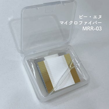 マイクロファイバー  MRR-03 クリア色 1.8mm幅/ビー・エヌ/二重まぶた用アイテムを使ったクチコミ（2枚目）