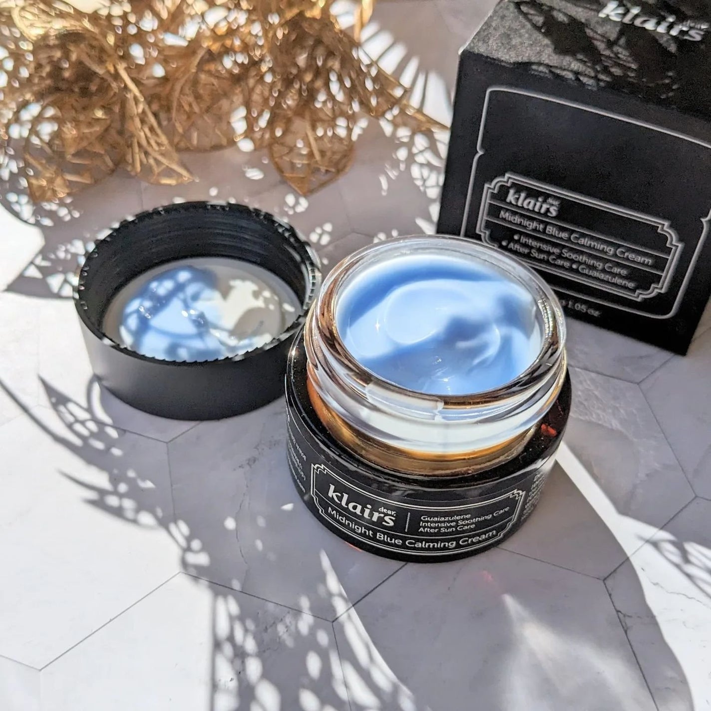 ミッドナイトブルーカーミングクリーム/Klairs/フェイスクリームを使ったクチコミ(1枚目)