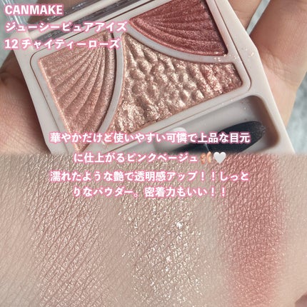 ジューシーピュアアイズ/キャンメイク/アイシャドウパレットを使ったクチコミ(2枚目)