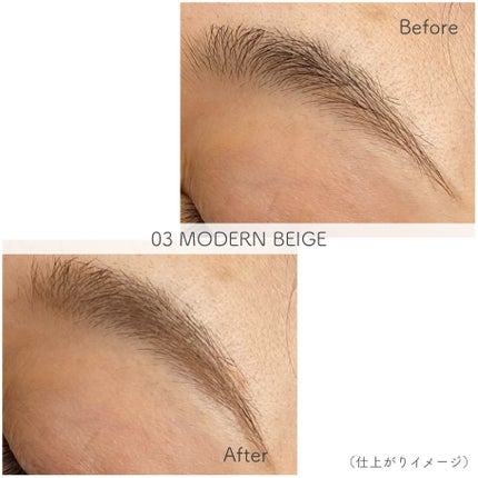 ハンオールブロウカラ/rom&nd/眉マスカラを使ったクチコミ(3枚目)