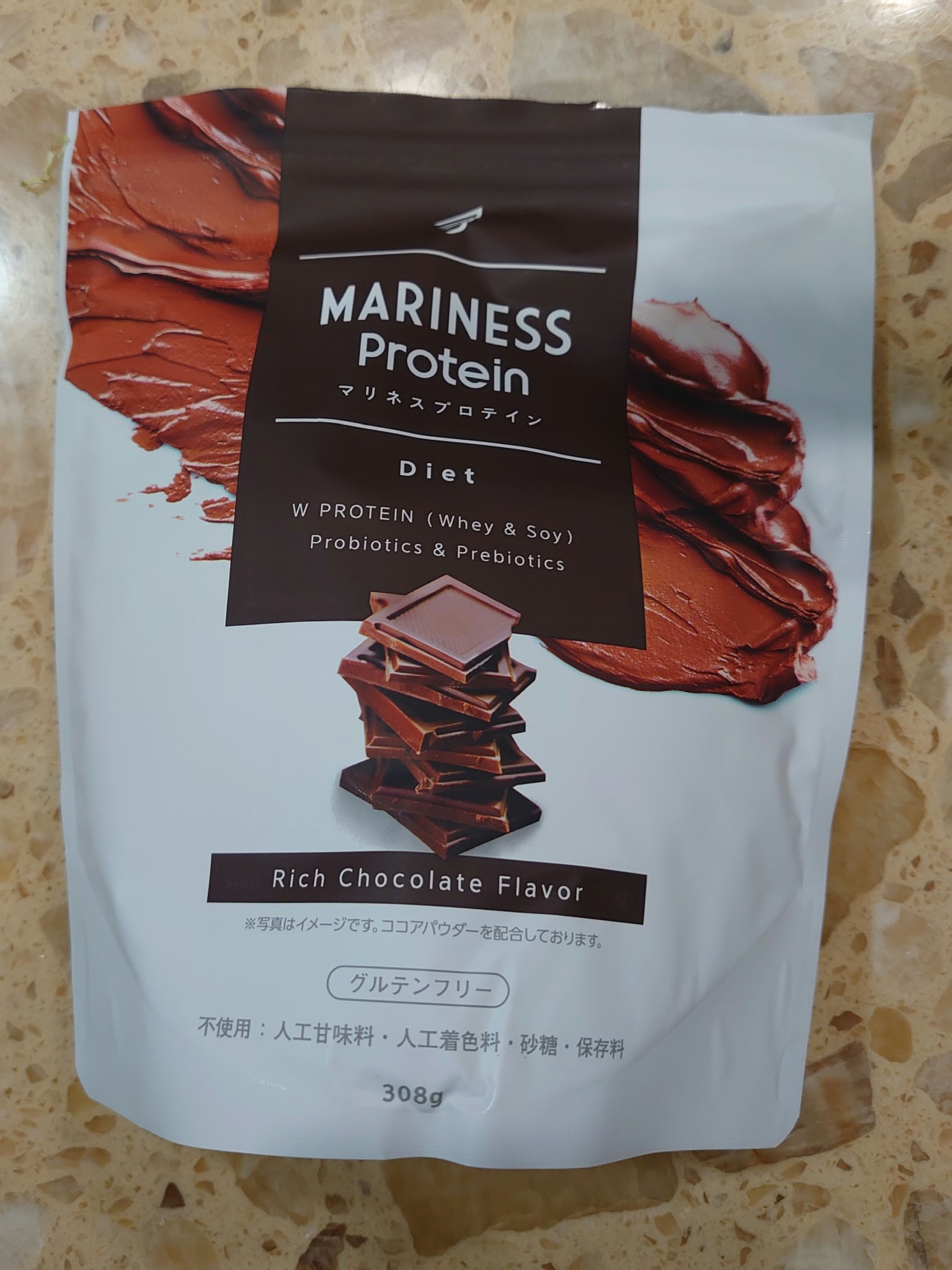 マリネスプロテイン(リッチチョコレートフレーバー)/mariness/その他プロテインを使ったクチコミ（1枚目）