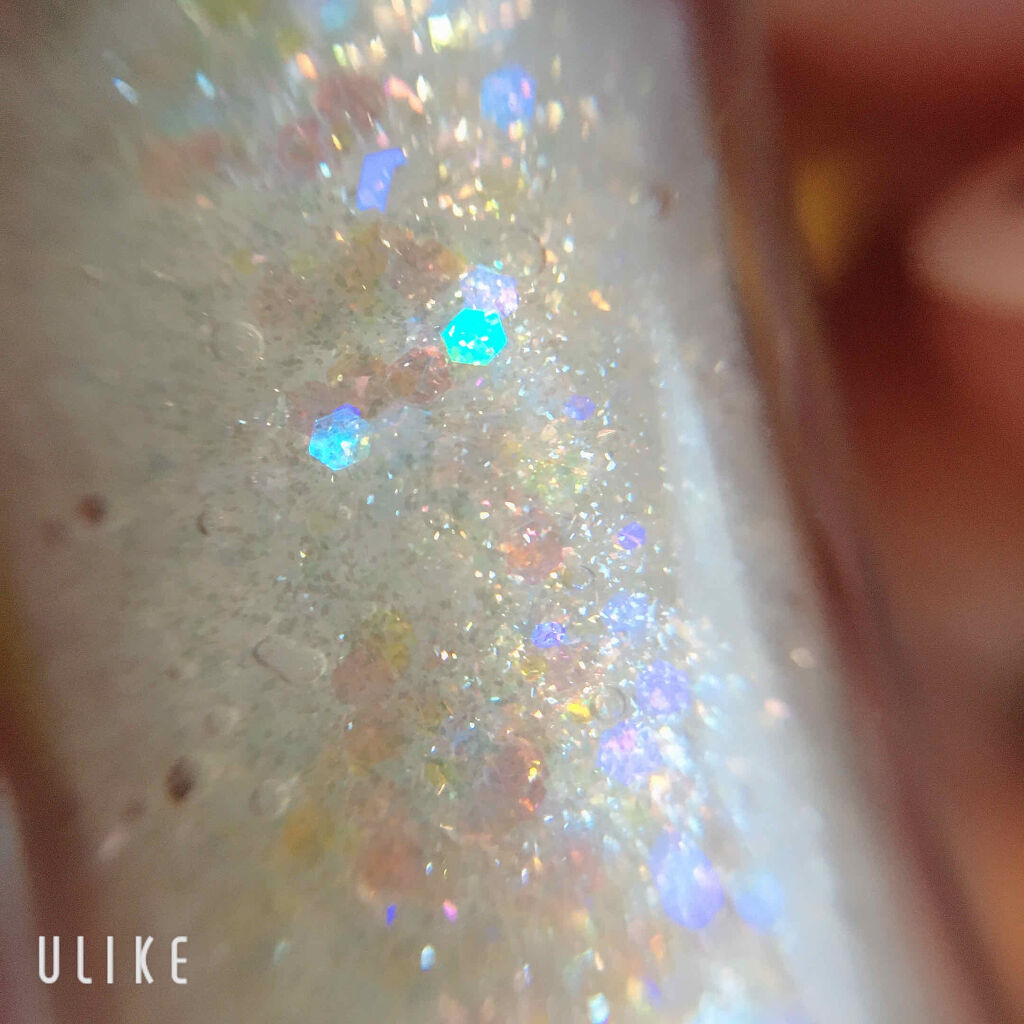 シャンパンアイグリッター/Peach C/グリッターを使ったクチコミ（2枚目）