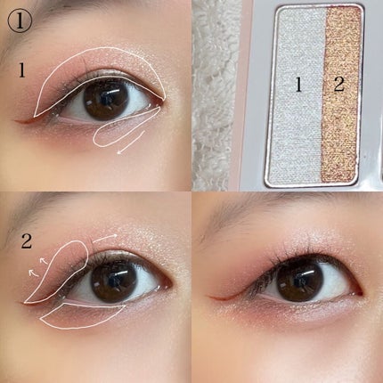 スターライトファントム 10色アイシャドウパレット/HEXZE(ヘックスゼ)/アイシャドウパレットを使ったクチコミ(6枚目)