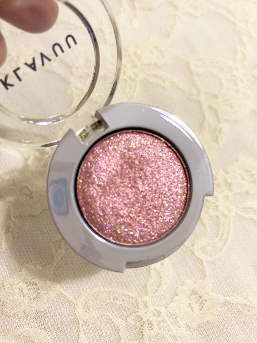 アーバンパールセーション スパークルアイシャドウ/KLAVUU/単色アイシャドウを使ったクチコミ（3枚目）