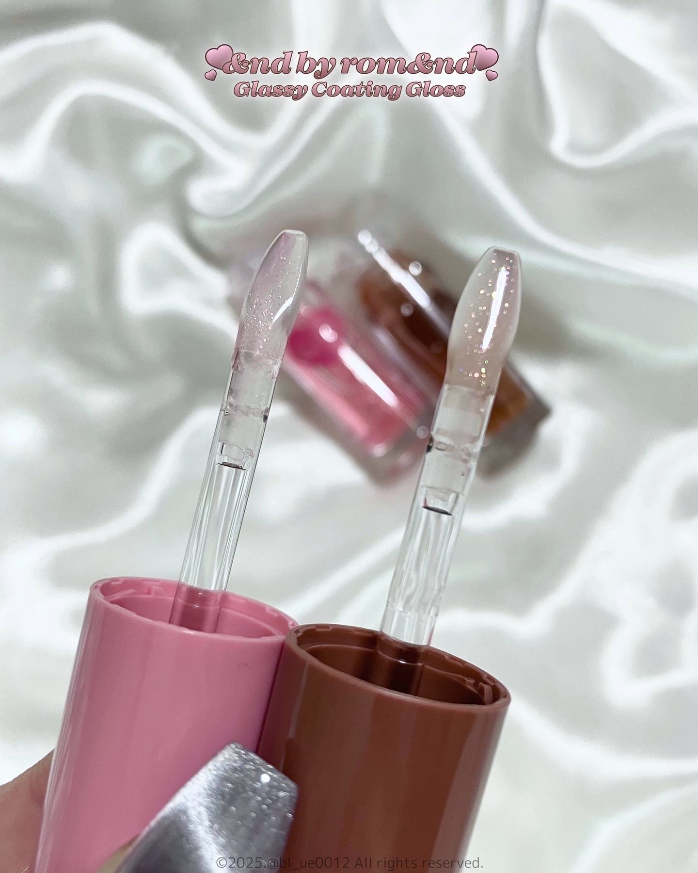 グラッシーコーティンググロス/&nd by rom&nd/リップグロスを使ったクチコミ（3枚目）