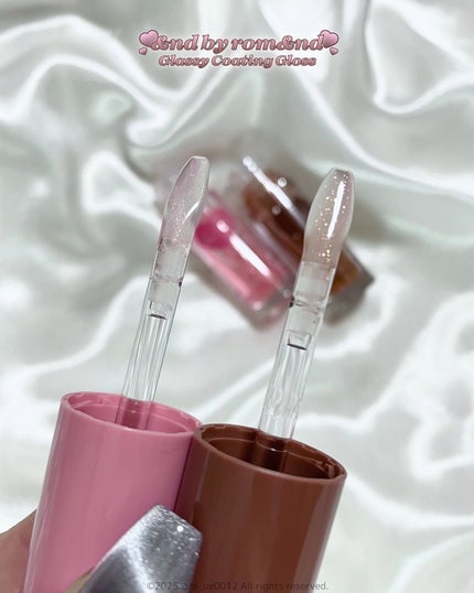 グラッシーコーティンググロス/&nd by rom&nd/リップグロスを使ったクチコミ(3枚目)