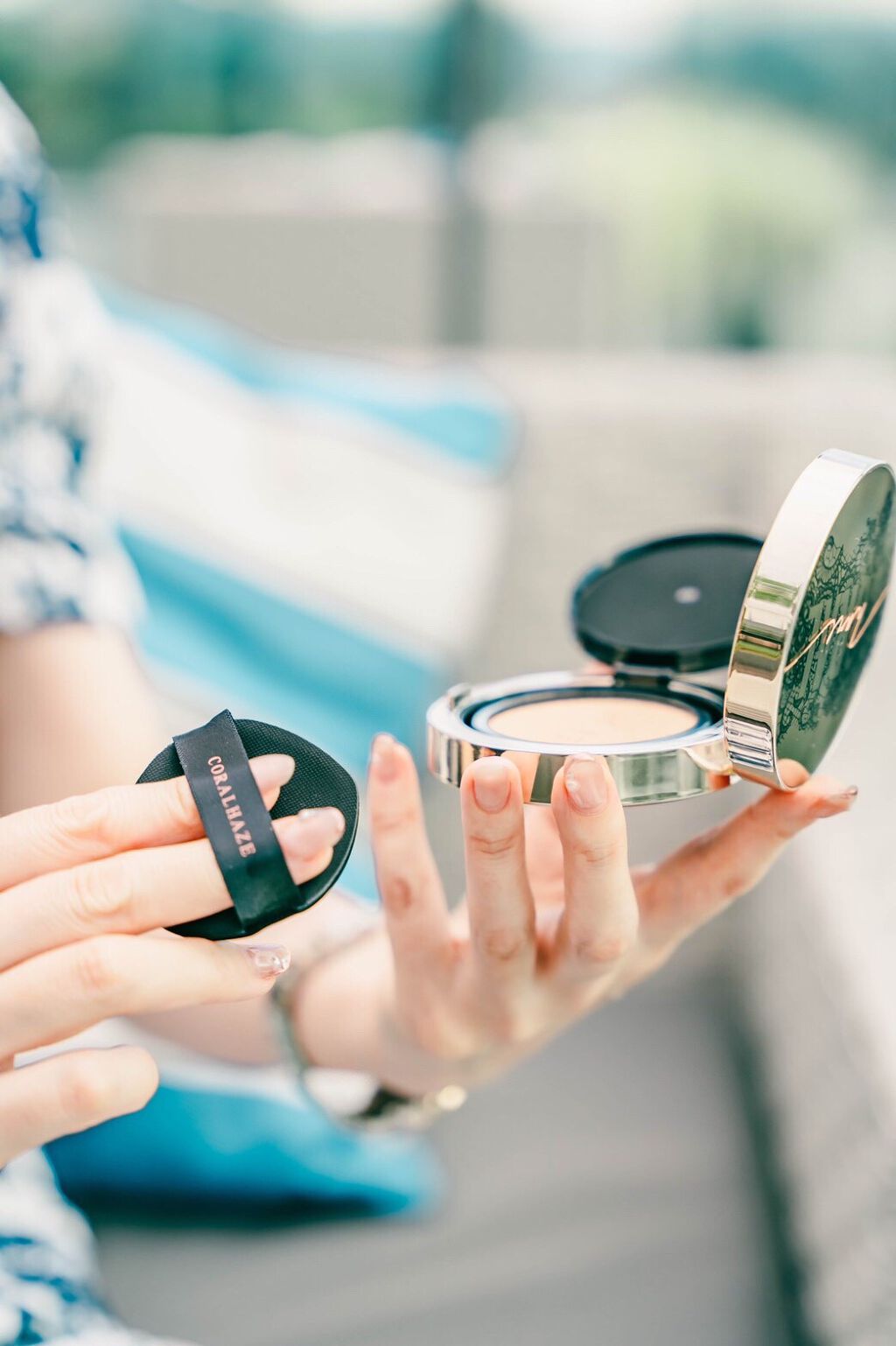 FGF7 ハイドロセルクッション/Coralhaze/クッションファンデーションを使ったクチコミ（1枚目）