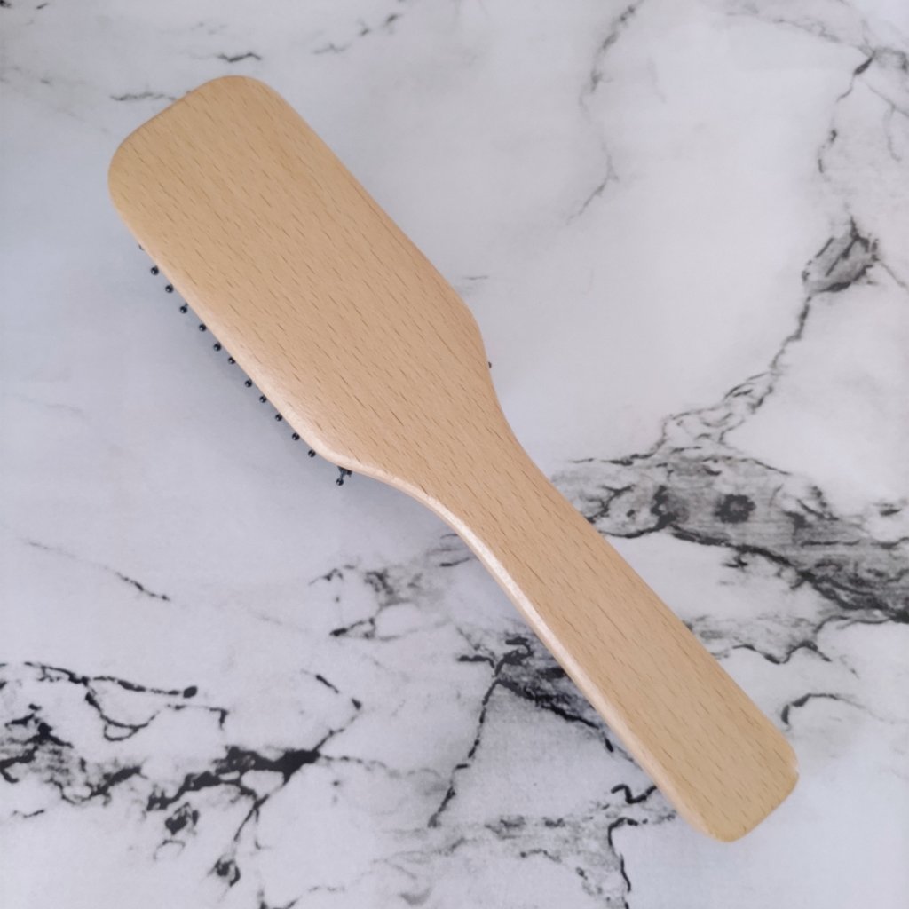 無印良品 ブナ材ヘアブラシ ミックス毛のクチコミ「＼コスパ最強！ヘアブラシ／

無印良品 ブナ材ヘアブラシ　ミックス毛　¥890

先月購入した.....」（3枚目）