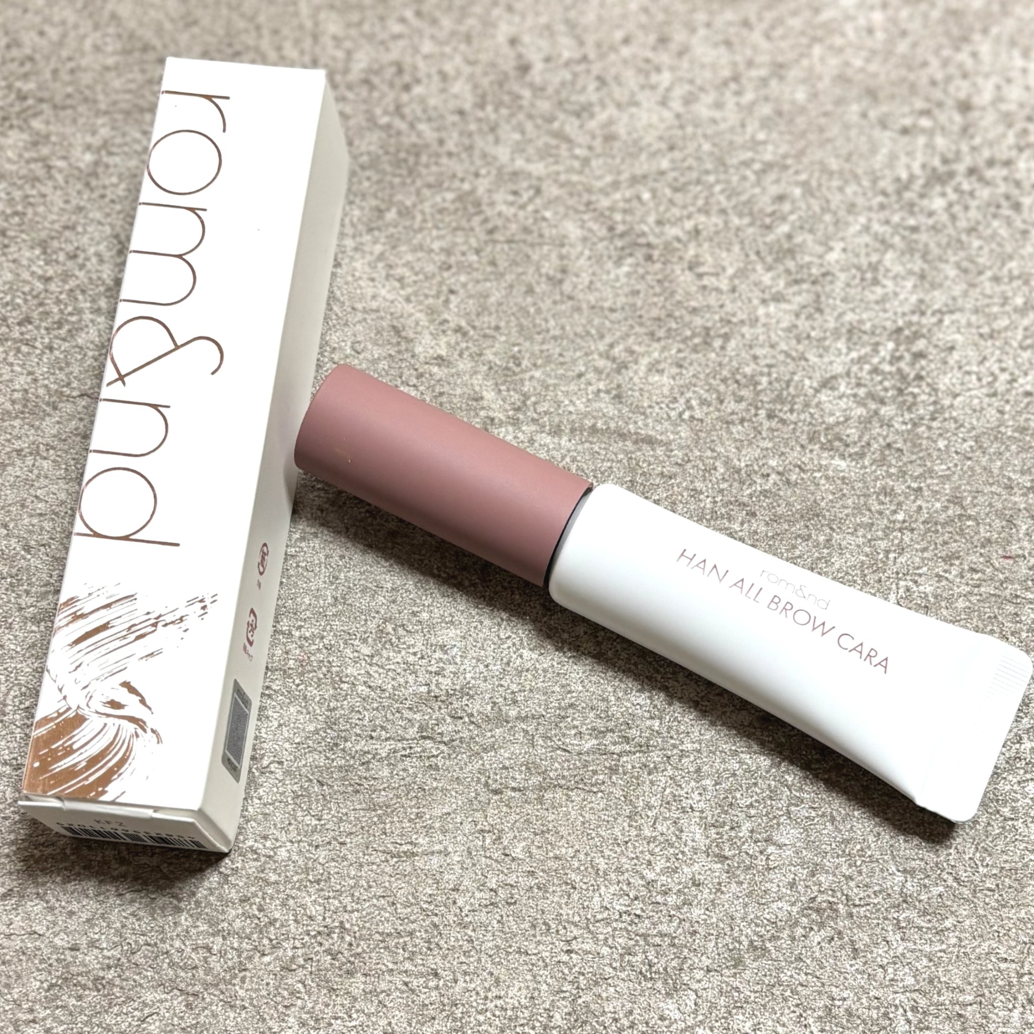 ハンオールブロウカラ/rom&nd/眉マスカラを使ったクチコミ（1枚目）