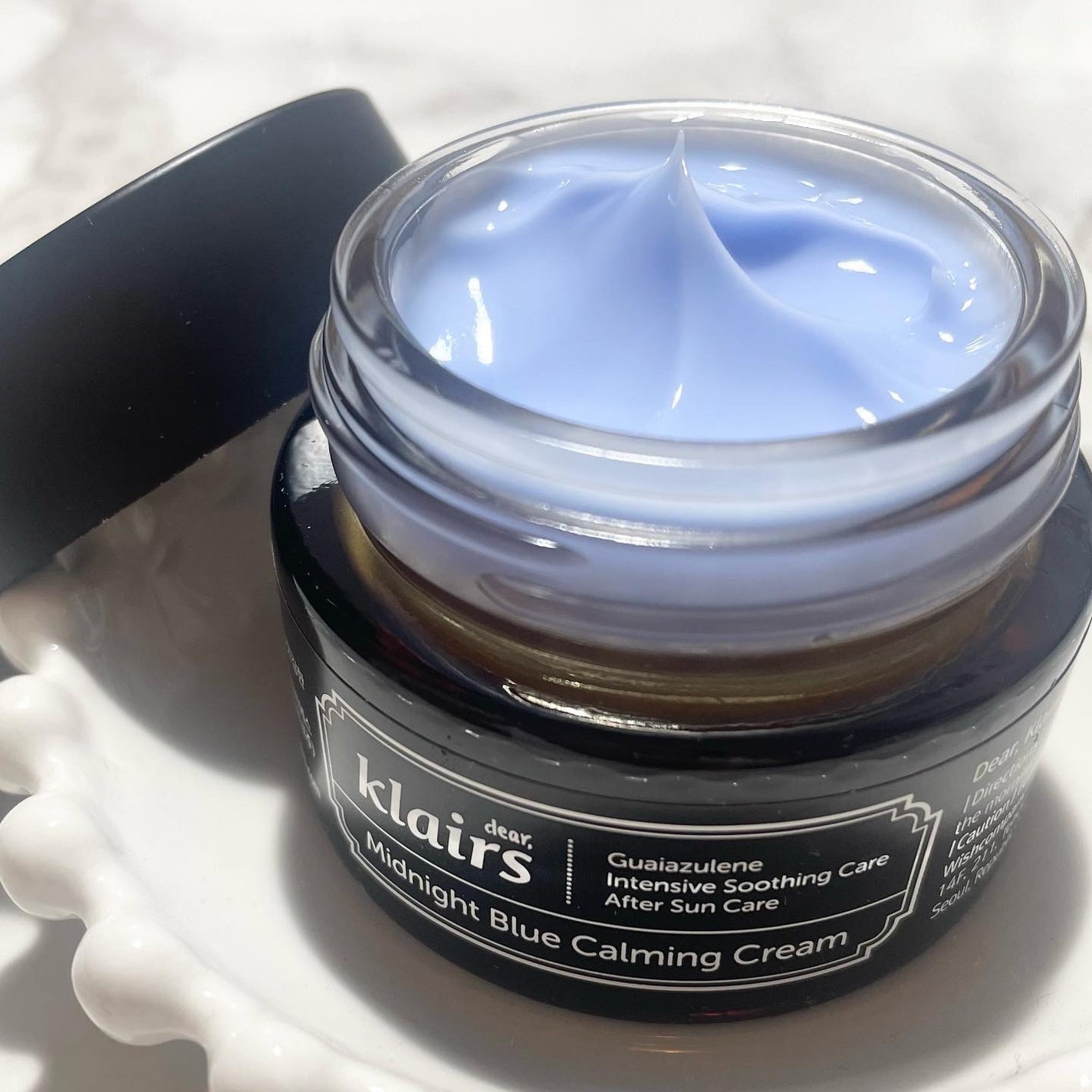 ミッドナイトブルーカーミングクリーム/Klairs/フェイスクリームを使ったクチコミ(1枚目)
