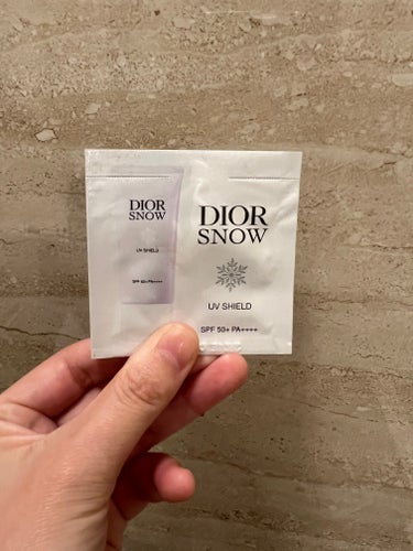 【旧】スノー UVシールド トーンアップ 50+/Dior/日焼け止め・UVケアを使ったクチコミ（1枚目）