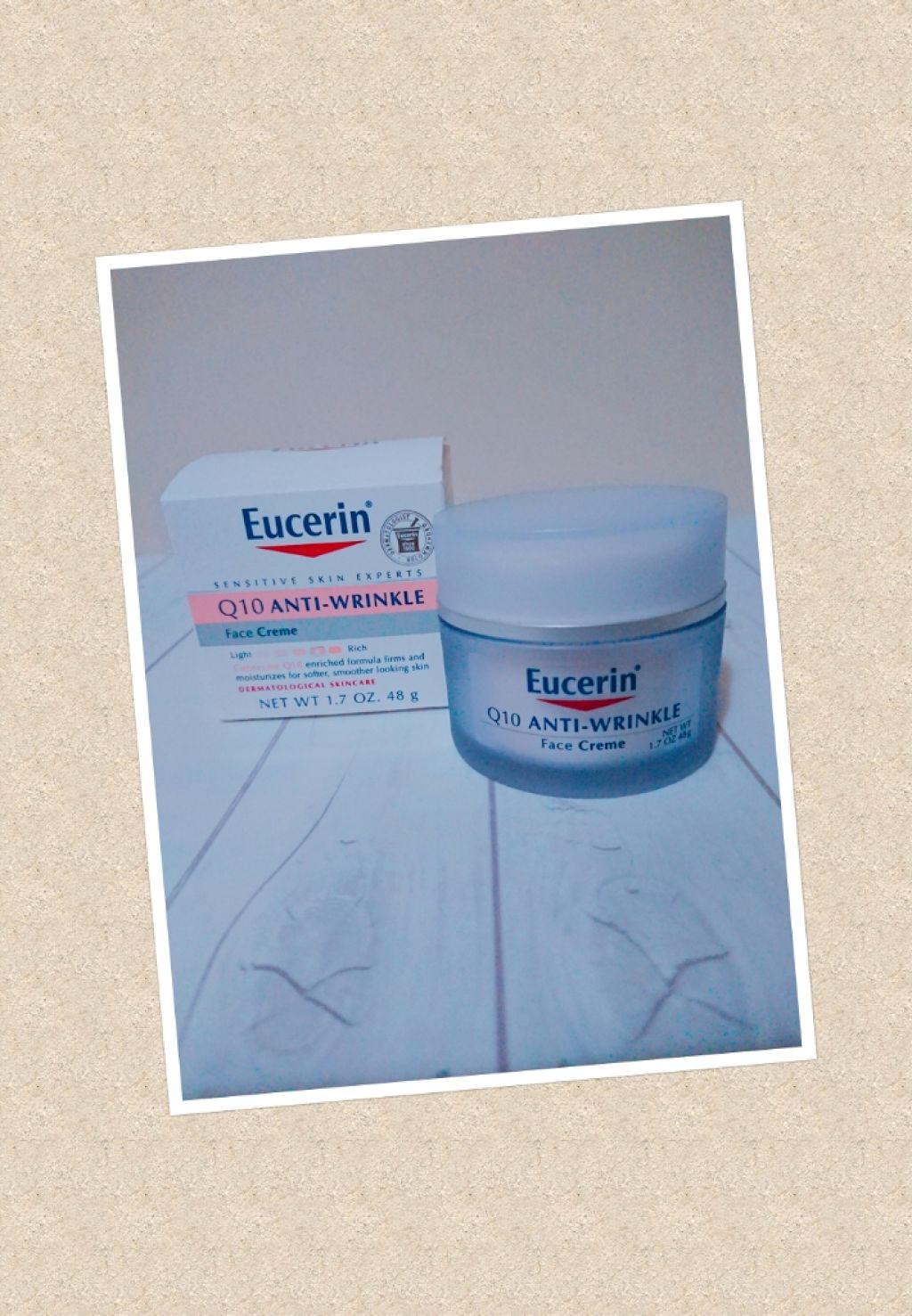Q10アンチリンクルフェイスクリーム/Eucerin/フェイスクリームを使ったクチコミ（1枚目）