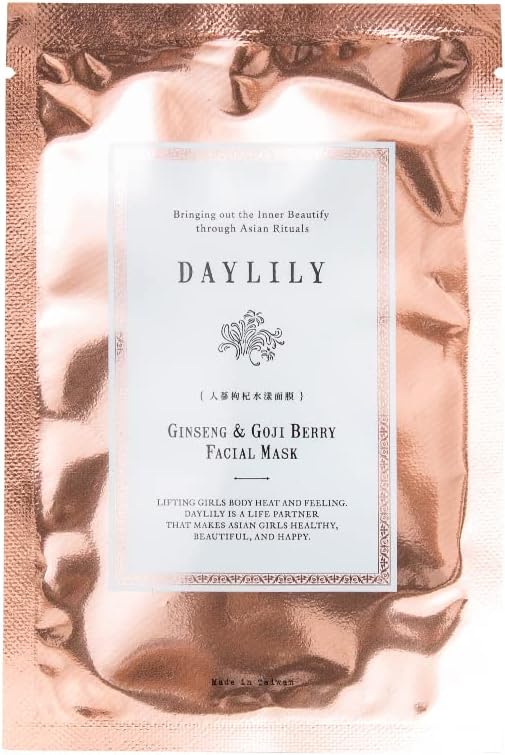 Ginseng & Goji Berry Facial Mask 人蔘枸杞フェイスマスク DAYLILY
