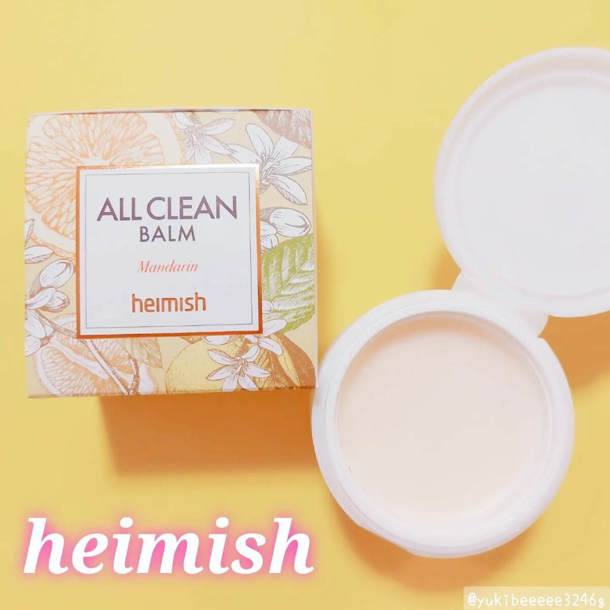 オールクリーンバーム/heimish/クレンジングバームを使ったクチコミ(1枚目)