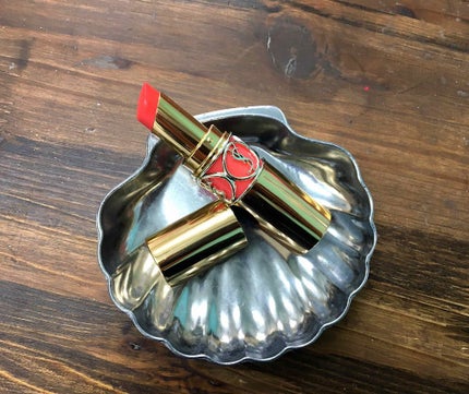 ルージュ ヴォリュプテ シャイン/YVES SAINT LAURENT BEAUTE/口紅を使ったクチコミ(1枚目)