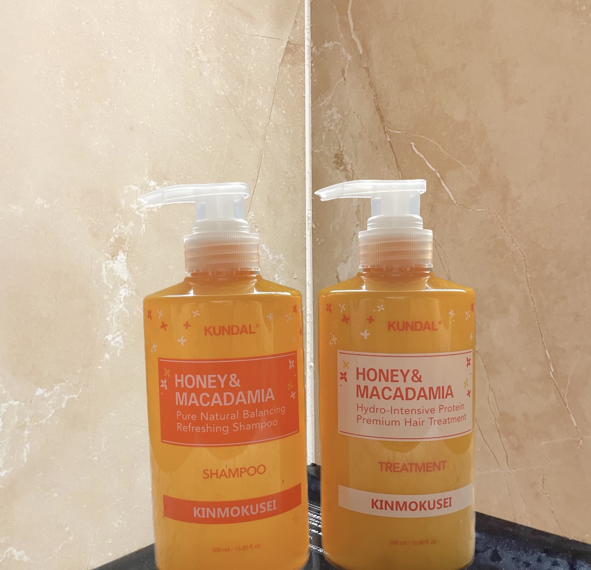 H＆Mシャンプートリートメントセット（キンモクセイの香り）/KUNDAL/市販シャンプーを使ったクチコミ（1枚目）