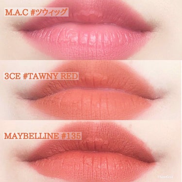 3CE SOFT LIP LACQUER/3CE/口紅を使ったクチコミ（3枚目）