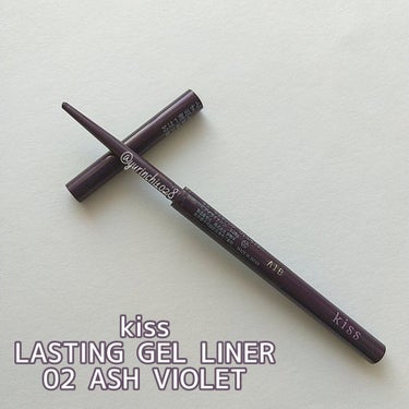 KiSS ラスティング ジェルライナーのクチコミ「キス ラスティング ジェルライナー
02 ASH VIOLET アッシュヴァイオレット
ミステ.....」（2枚目）