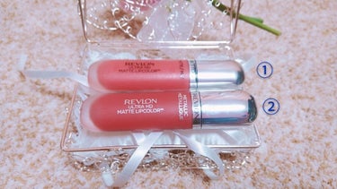 ＜REVLON＞
①ウルトラHDマットリップカラー
⭐カラー:08　FLIATION

②ウルトラHDマットリップカラー(ﾒﾀﾙ)
⭐カラー:700　HD FLARE

＜メディア＞
⭐リップグロスA
