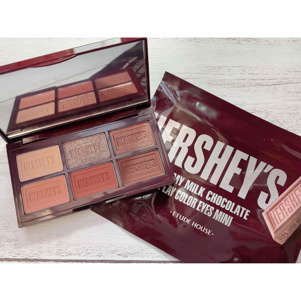 ハーシー プレイカラーアイズミニ/ETUDE/アイシャドウパレットを使ったクチコミ(1枚目)