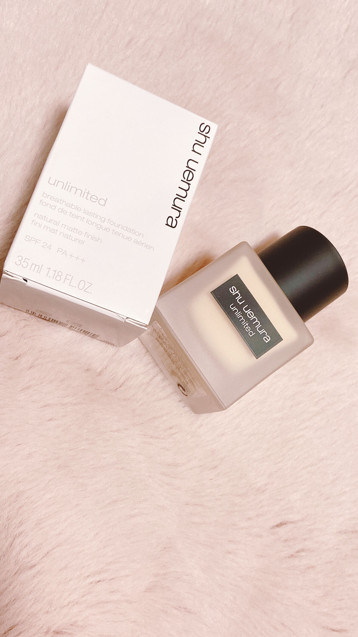 （旧）アンリミテッド ラスティング フルイド/shu uemura/リキッドファンデーションを使ったクチコミ（2枚目）