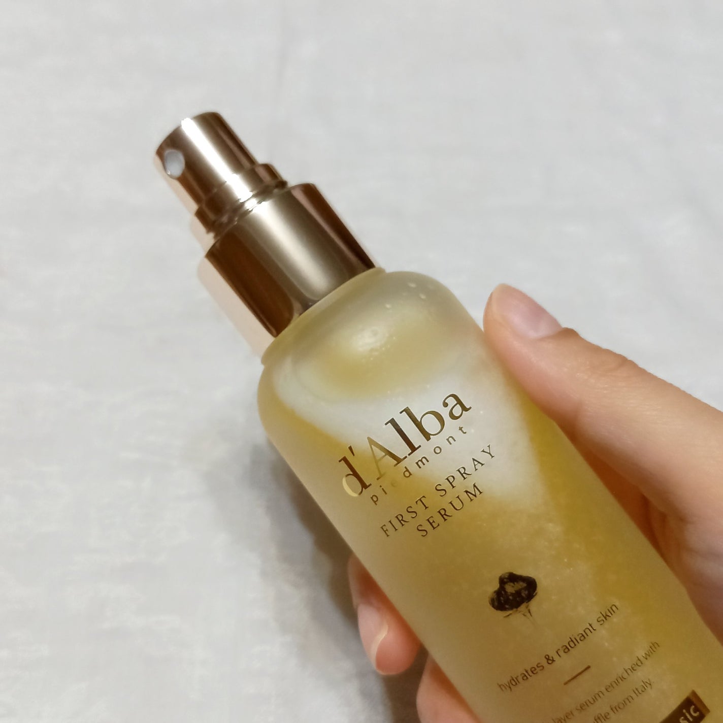ダルバ ホワイトトリュフファーストスプレーセラム/ダルバ/ミスト状化粧水を使ったクチコミ(6枚目)