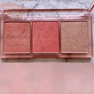 All Take Mood Cheek Palette/PERIPERA/パウダーチークを使ったクチコミ（2枚目）