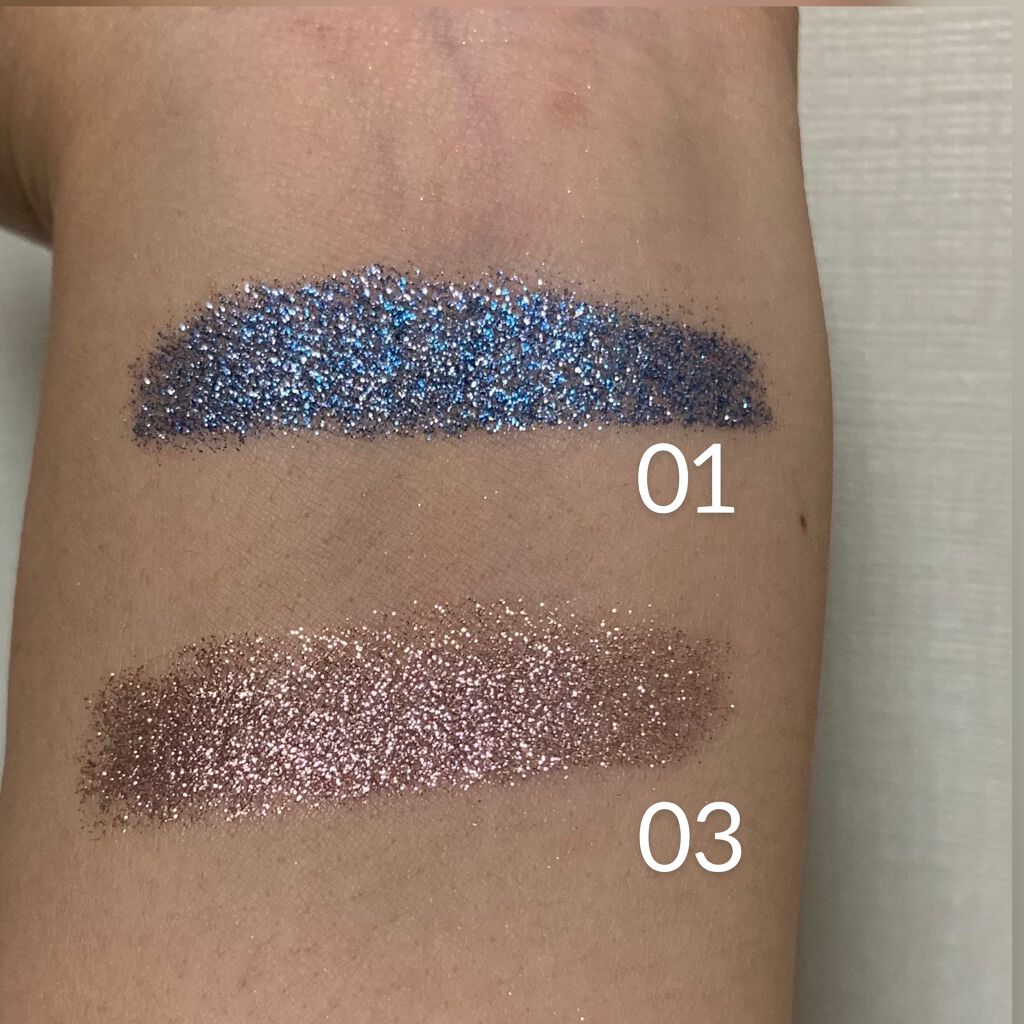 URGLAM　SPARKLE EYESHADOW/U R GLAM/単色アイシャドウを使ったクチコミ（3枚目）