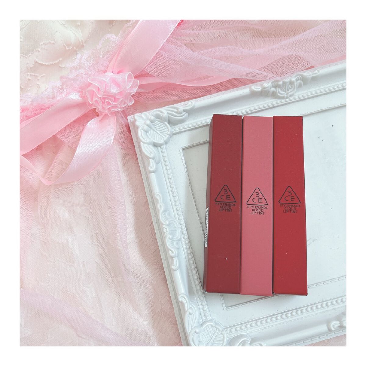 3CE CLOUD LIP TINT/3CE/口紅を使ったクチコミ(1枚目)