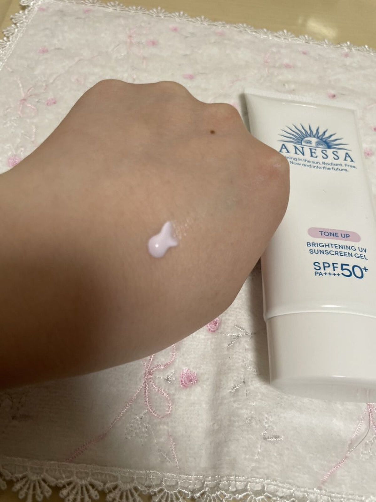 ブライトニングUV ジェル N/アネッサ/化粧下地を使ったクチコミ（3枚目）