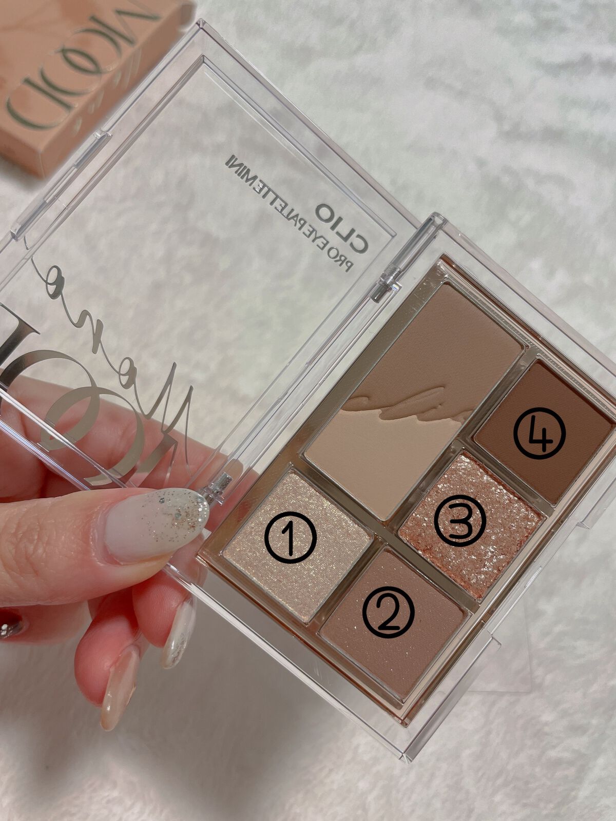プロ アイパレット ミニ/CLIO/アイシャドウパレットを使ったクチコミ(5枚目)
