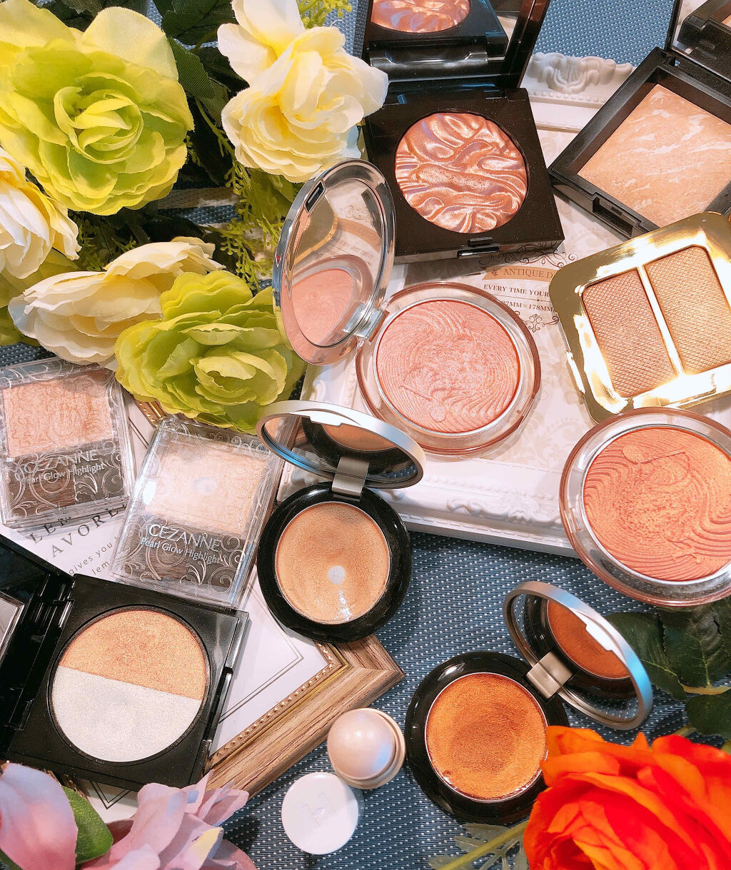 パールグロウハイライト/CEZANNE/パウダーハイライトを使ったクチコミ（2枚目）