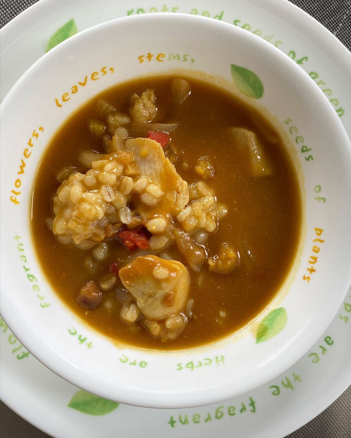 もち麦スープ/ラコックマルシェ/低糖質食品を使ったクチコミ(4枚目)